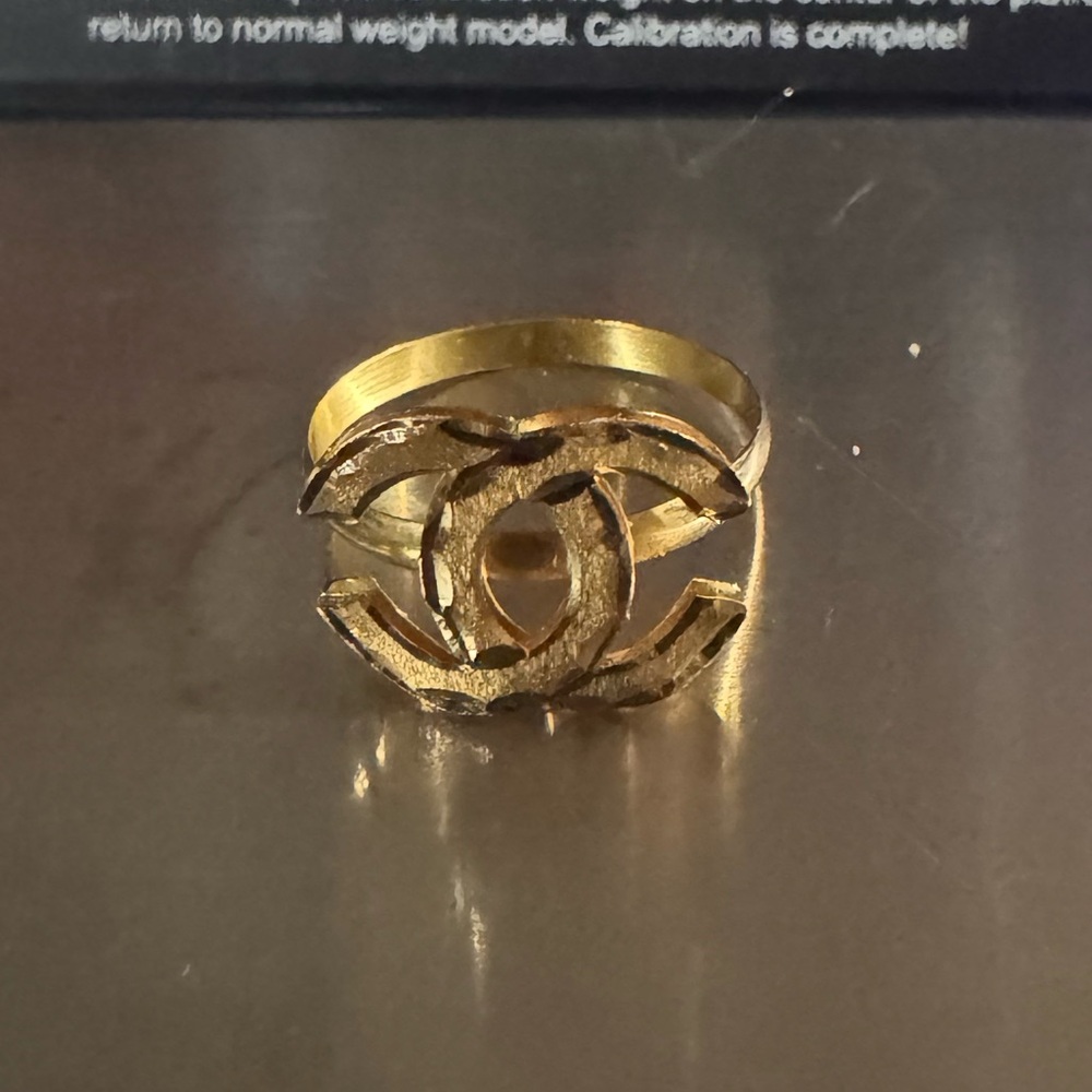 C real 21 karat Gold Ring